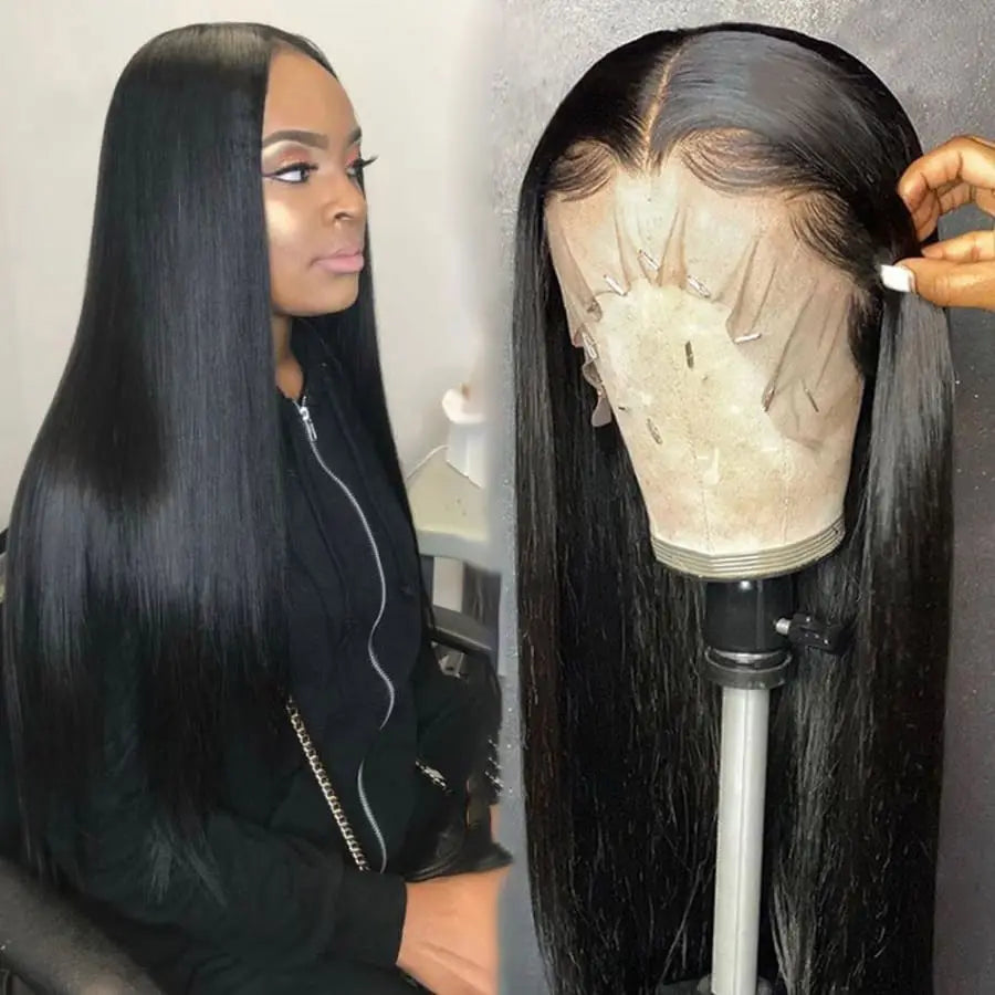 Peruvian Straight Lace Front Wig