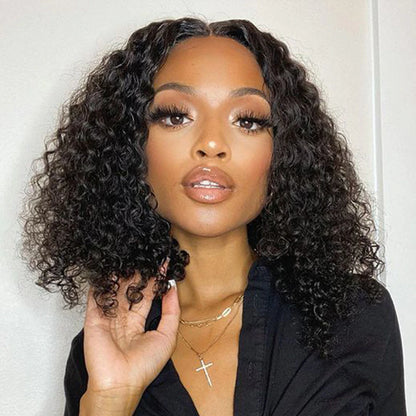 Brazilian Curly Lace Front Short Wig