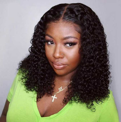 Brazilian Curly Lace Front Short Wig