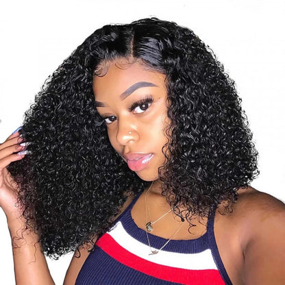 Brazilian Curly Lace Front Short Wig